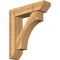 Ekena Millwork Westlake Slat Rough Sawn Bracket w/ Offset Brace, Western Red Cedar, 8"W x 32"D x 36"H BKT0806X32X36WTL06RWR - alternate 1
